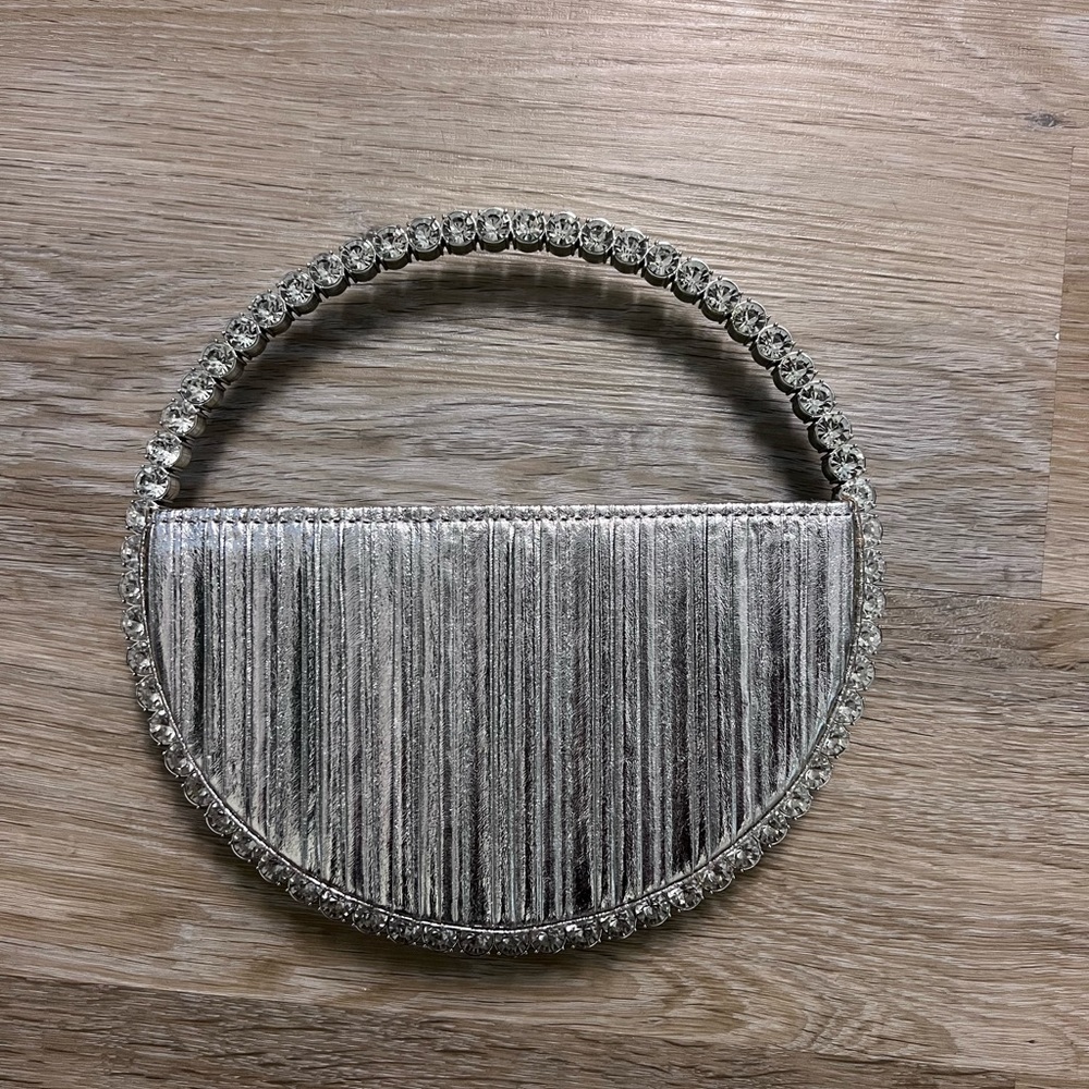 Silver handbag